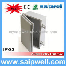 Saip / saipwell IP65 carcasa de plástico resistente a la intemperie 250 * 170 * 100 mm (cierres de plástico)